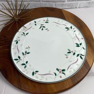 Christopher Stuart Holiday Splendor Cake Plate 13"